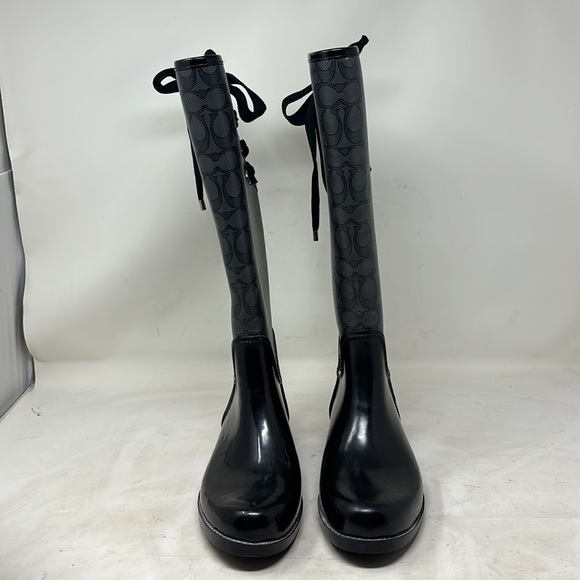 Coach women's ribbon edition Tristee Rain Boot size 9.5 - Picture 2 of 8